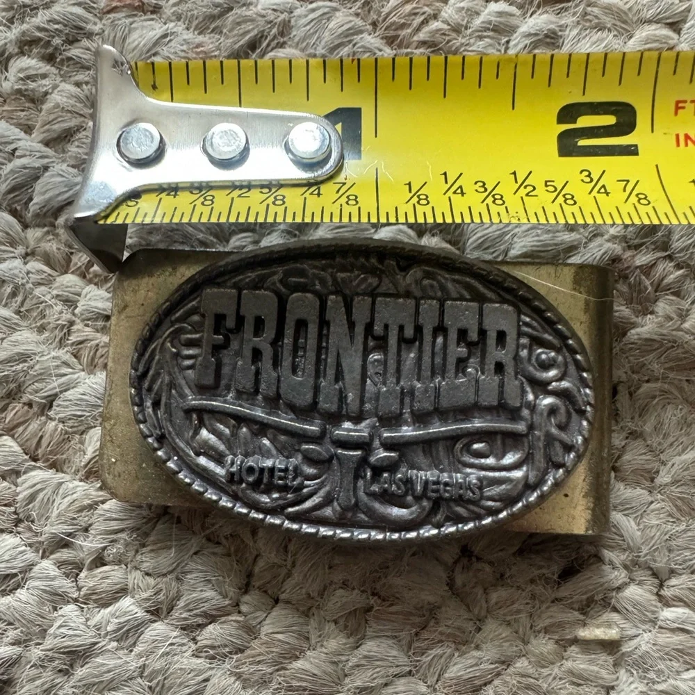 Frontier Hotel Las Vegas vintage money clip grandpacore